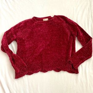 Altar’d State velvet knit wide sweater